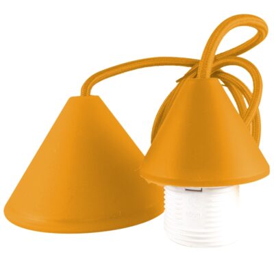 EL329231 | EL329231 | ΣΕΤ PVC V+V ΡΟΖΕΤΑ ΜΕ ΚΑΛΩΔΙΟ 1mt 2x0.75mm² & NTOYI E27 ΠΟΡΤΟΚΑΛΙ