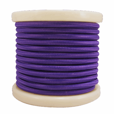 EL330007 | EL330007 | Textile Cable 2x0.75mm²- ρολλό 10mt - ΜΩΒ ΣΚΟΥΡΟ
