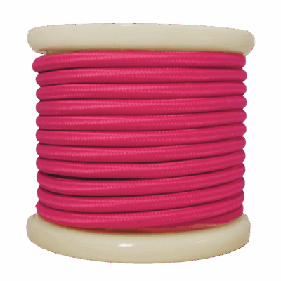EL330012 | EL330012 | Textile Cable 2x0.75mm²- ρολλό 10mt – ΜAGENTA
