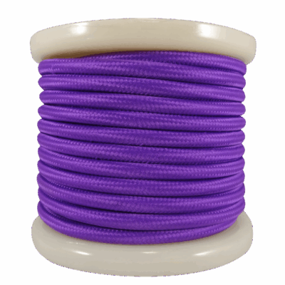 EL330027 | EL330027 | Textile Cable 2x0.75mm²- ρολό 10mt – Μωβ