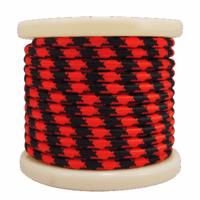 EL330036 | EL330036 | Textile Cable 2x0.75mm²- ρολλό 10mt – Κόκκινο Μαύρο