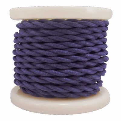 EL338026 | EL338026 | Textile Cable Τwist 2x0.75mm²- ρολλό 10mt –ΜΩΒ ΣΚΟΥΡΟ
