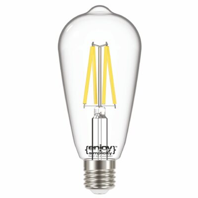 EL822880 | EL822880 | LED FILLAMENT CLEAR|ST64 8W(>75w) E27|3000k|1060lm|{enjoysimplicity}™