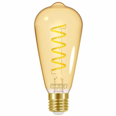 EL825202 | EL825202 | LED FILLAMENT SPIRAL AMBER|ST64 4.8W(>32w) E27|2000k|350lm|{enjoysimplicity}™