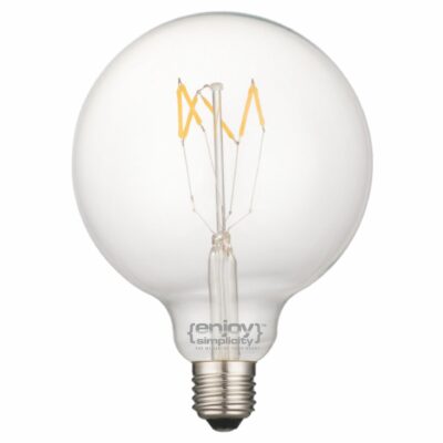 EL827006 | EL827006 | LED FILLAMENT CLEAR G95-6|5W Ε27|2700k|600lm|Non-Dim{enjoysimplicity}™