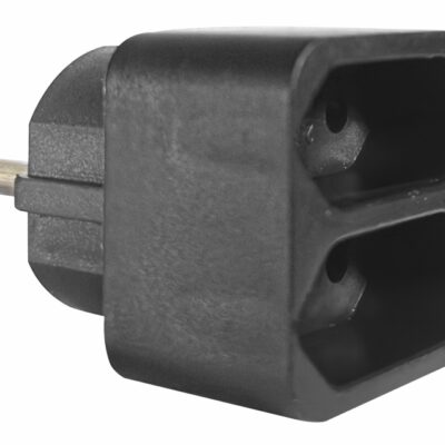 ELP31202 | ELP31202 | ΑΝΤΑΠΤOΡΑΣ SCHUKO → 2Θ ΙΙ x16A max:1150W IP20 ΜΑΥΡΟ