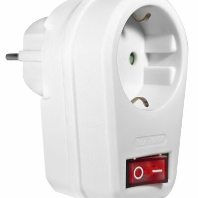 ELP32101 | ELP32101 | ΑΝΤΑΠΤOΡΑΣ ΜΕ ΔΙΑΚ. SCHUKO → 1Θ SCHUKO max:3680W IP20 ΛΕΥΚΟ