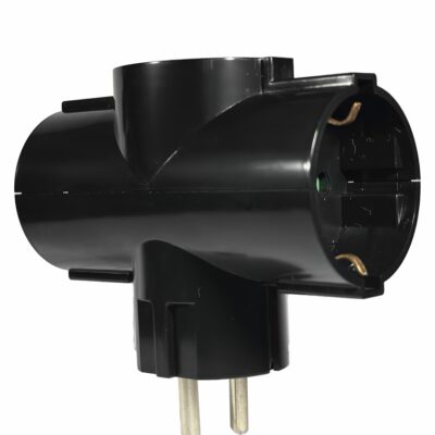 ELP36302 | ELP36302 | ΑΝΤΑΠΤOΡΑΣ ΤΥΠΟΥ + SCHUKO → 3Θ SCHUKO max:3680W IP20 ΜΑΥΡΟ