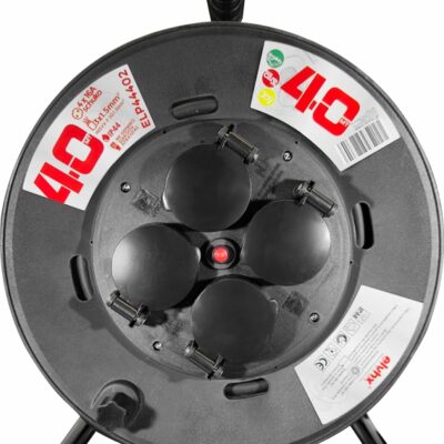 ELP44202 | ELP44202 | ΜΠΑΛΑΝΤΕΖΑ ΣΤΕΓΑΝΗ IP44 4Θ ΚΑΡΟΥΛΙ +ΚΑΠΑΚΙ+ΚΑΛ.20mt ΜΑΥΡΟ