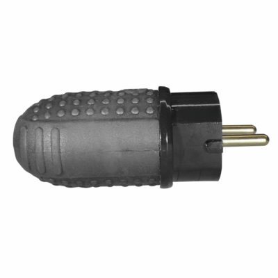ELP46002 | ELP46002 | ΦΙΣ SCHUKO 16Α ΛΑΣΤΙΧΕΝΙΟ ΑΡΣΕΝΙΚΟ IP44 ΜΑΥΡΟ