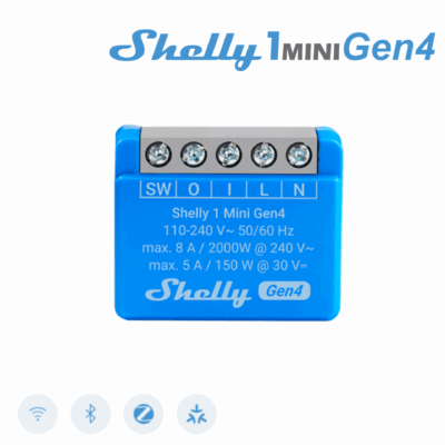 Shelly 1 Mini Gen4 | Shelly 1 Mini Gen4 - EAN 3800238070786