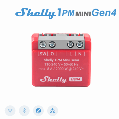 Shelly 1PM Mini Gen4 | Shelly 1PM Mini Gen4 - EAN 3800238070809