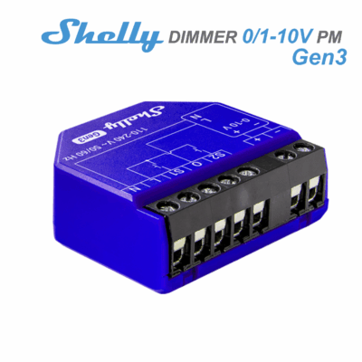 Shelly Dimmer 0/1-10V PM Gen3 | Shelly Dimmer 0/1-10V PM Gen3 - EAN 3800235261750