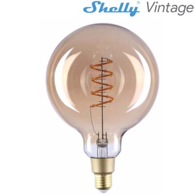 Shelly Vintage G125 | Shelly Vintage G125 | Smart Filament Dimming G125 4W E27 2700K 260LM 360⁰ - EAN 3800235262108