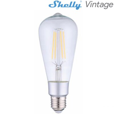 Shelly Vintage ST64 | Shelly Vintage ST64|Smart Filament Dimming ST64 7W E27 2700K 750LM 360⁰ - EAN 3800235262115