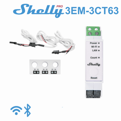 Shelly Pro 3EM-3CT63 | Shelly Pro 3EM-3CT63 - EAN 3800235268193