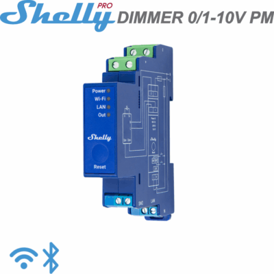 Shelly Pro Dimmer 0/1-10V PM | Shelly Pro Dimmer 0/1-10V PM - EAN 3800235268209