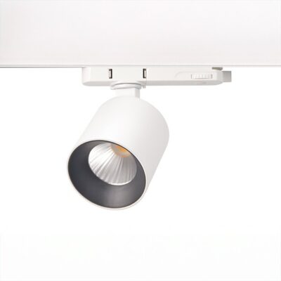 ΣΠΟΤ ΡΑΓΑΣ DIMMING LED 28W 4000K TRIAC 4 ΓΡΑΜΜΩΝ ΜΑΥΡΟ PRO
