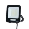 ΠΡΟΒΟΛΕΑΣ LED 30W SMD ΜΑΥΡΟΣ IP66 4000K PLUS 60cm ΚΑΛΩΔΙΟ
