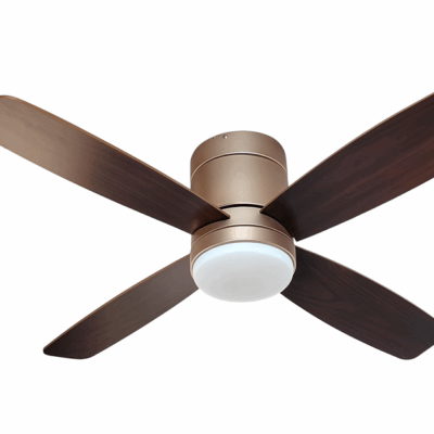 Ανεμιστήρας Οροφής Mare 52'' LED 18W τηλεχ/μενος Rose Gold ιστός με διπλής όψεως  φτερά EVIVAK