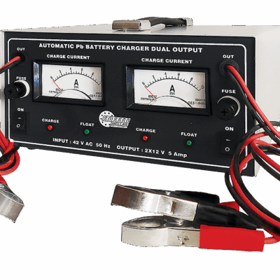 MDC-4212-5A Διπλός αυτόματος life boat marine φορτιστής μολύβδου (lead-acid) 12V 5A (14.1.17) AMARAD