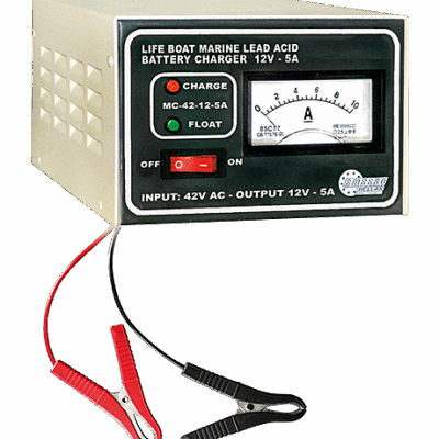MC-4212 -5A Αυτόματος life boat marine φορτιστής μολύβδου (lead-acid) 12V 5A (14.1.16) AMARAD