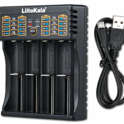 Lii 402 Πολυφορτιστής μπαταριών Ni-Cd/Ni-MH, Li-Ion 4 θέσεων (6.3.8) AMARAD