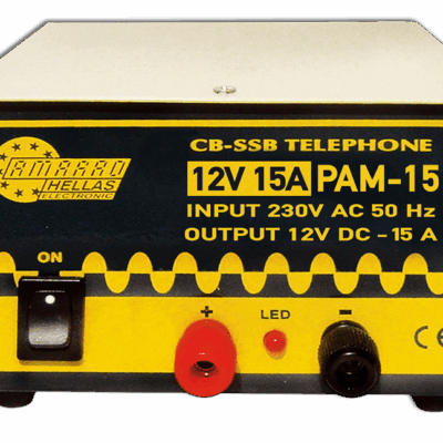 PAM-15 Μη σταθεροποιημένο τροφοδοτικό AC-DC 12V 15A (2.3.8) AMARAD