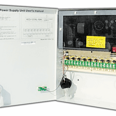PS-1209L-10A Τροφοδοτικό-κατανεμητής για C.C.T.V. κάμερες 12V 10A 9 καναλιών (1.2.3) AMARAD