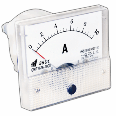 A2-V2 10A DC Αναλογικό αμπερόμετρο 0-10Α DC τύπου βίδας (12.3.10) AMARAD