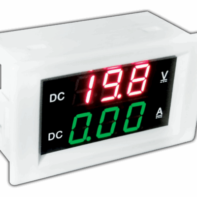 FC4-0-100V DC/0-10A DC Ψηφιακό DUAL βολτόμετρο 0-100V DC/αμπερόμετρο 0-10A DC με ενσωματωμένο SHUNT (12.3.37) AMARAD