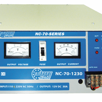 NC-70-1230 Αυτόματος φορτιστής (lead-acid) marine 12V DC 30A (14.1.13) AMARAD