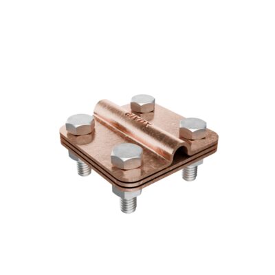 329-9 | 329-9 | ΣΥΝΔΕΤΗΡΑΣ Τ/Α 60x60: ΤΑΙΝΙΑ 30x4/ΑΓΩΓΟ Φ8-12|3ΠΛΑΚΕΣ|Cu