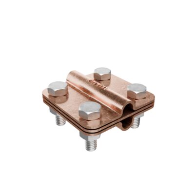 330-9 | 330-9 | ΣΥΝΔΕΤΗΡΑΣ A/Α 60x60: 2ΑΓΩΓΩΝ Φ8-12//Φ8-12|3ΠΛΑΚΕΣ|Cu