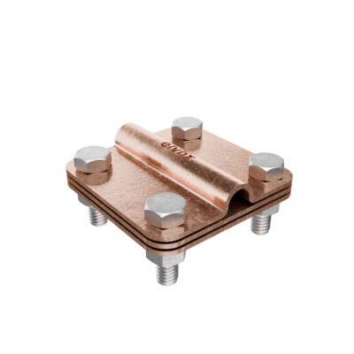 332-9 | 332-9 | ΣΥΝΔΕΤΗΡΑΣ Τ/Α 75x75: ΤΑΙΝΙΑ 40x5/ΑΓΩΓΟ Φ8-12|3ΠΛΑΚΕΣ|Cu