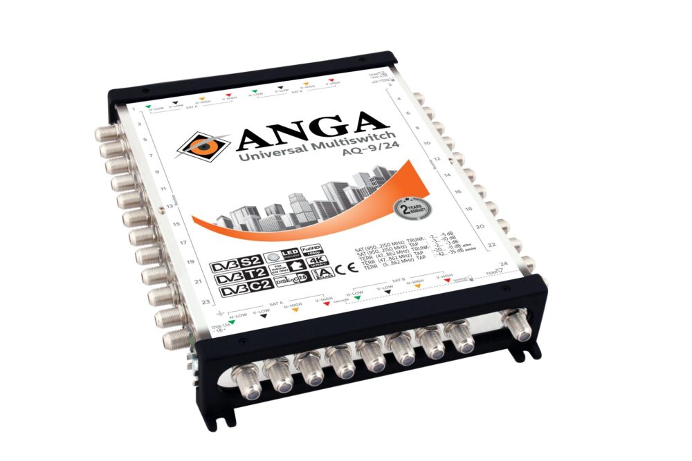 ANGA AQ-9/24 ΠΟΛΥΔΙΑΚΟΠΤΗΣ (2 ΔΟΡΥΦΟΡΟΙ+ ΕΠΙΓΕΙΑ- 24 ΕΞΟΔΟΥΣ) ΕΠΕΚΤΕΙΝΟΜΕΝΟΣΜΕ ΤΡΟΦ/ΚΟ ΜΕ 12V/ 3A