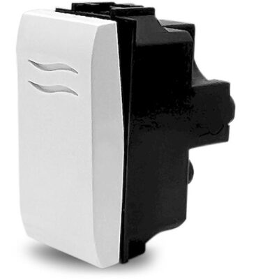 7602.1 Μηχανισμός μπουτόν 16Α 1m λευκός GEYER