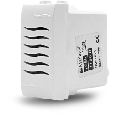 7686 Μηχανισμός βομβητή 12V-8VA λευκός GEYER