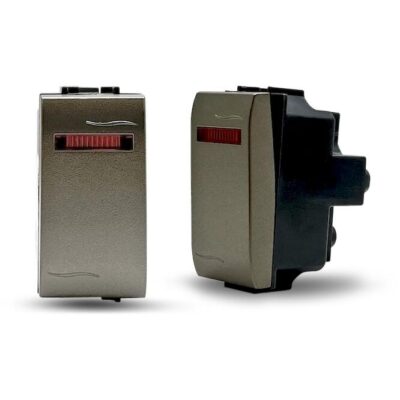 7706.1.H Μπουτόν με φωτεινή ένδειξη σατινέ GEYER