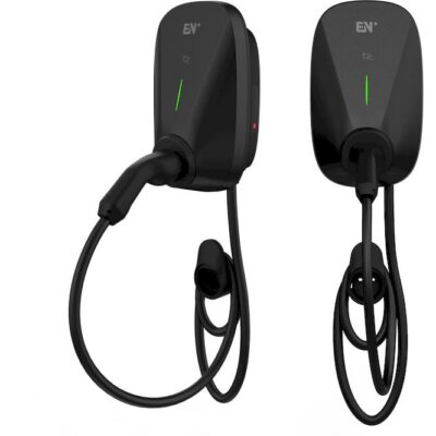 AC022K-AE-45S1 22kW Saro Series Black, Type 2 cable 7m, WiFi+Ethernet+4G+Βluetooth+RFID+APP, OCPP 1.6 Json GEYER