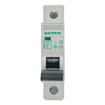 EA110B Αυτόματη ασφάλεια 1P B 10A 6kA GEYER