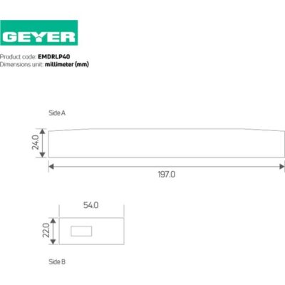 EMDRLP40 LED emergency driver for panel 40W GEYER