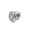 FLM16-FJ-2-E-BLUE    ΜΠΟΥΤΟΝ Φ16mm 12V με ΜΠΛΕ ΦΩΤΙΣΜΟ