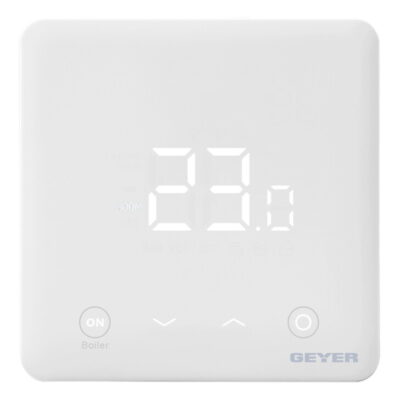 GS-THWHB-W Θερμοστάτης Wifi για συστήματα νερού & boiler λευκός 220V GEYER
