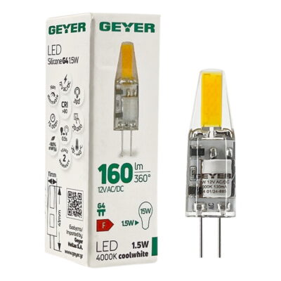 LCG416 Λάμπα LED G4 1.5W 4000K 160lm 12V GEYER