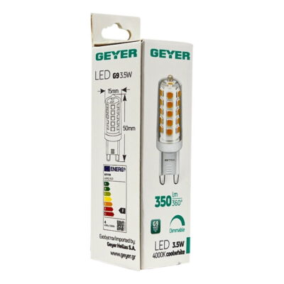 LG93.5CD Λάμπα LED G9 3.5W 4000K 350lm dim GEYER