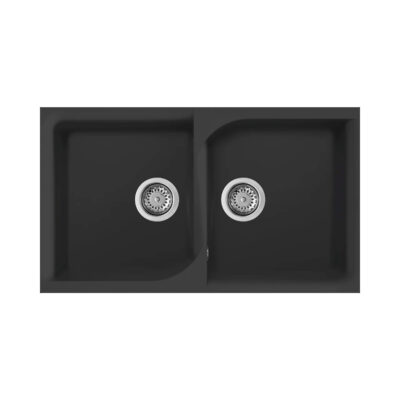 Νεροχύτης κουζίνας EGO 450 Nero 40 ELLECI 86x50cm