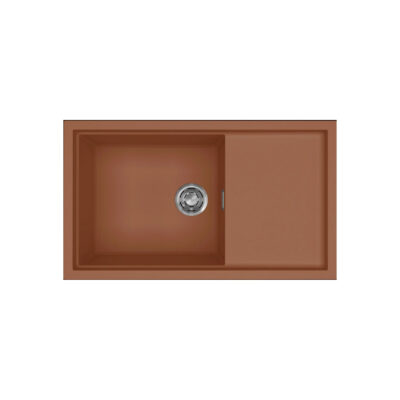 Νεροχύτης κουζίνας SINTESI 410 Cavern Clay 83 ELLECI 86x50cm