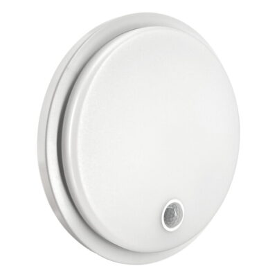 LLS10CW Φωτιστικό LED με αισθητήρα κίνησης 10W 4000K 1000lm IP65 λευκό GEYER