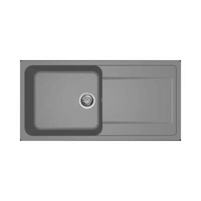 Νεροχύτης κουζίνας LIFE 480 Titanium 73 ELLECI 100x50cm